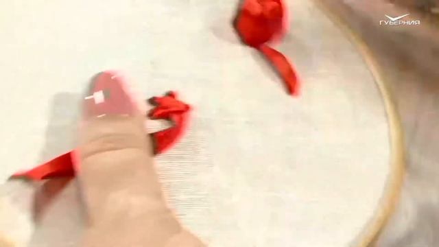 Вышиваем лентами бессмертник. Ручная работа смотреть онлайн