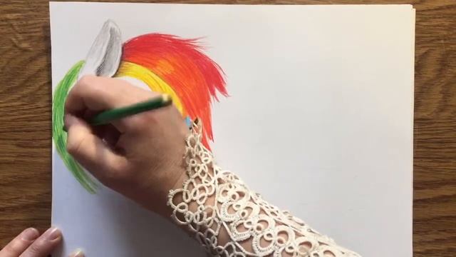 How to draw Rainbow Dash Радуга. My Little Pony: Friendship Is Magic. Как нарисовать Радуга Дэш смотреть онлайн