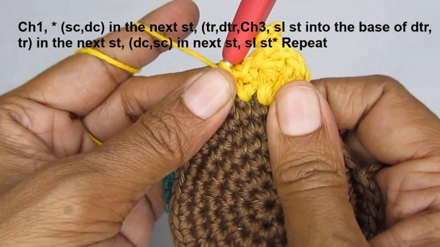 Crochet Sunflower | Easy Crochet Flower For Bouquet With Crochet Leaf And Stem - Beginner Friendly