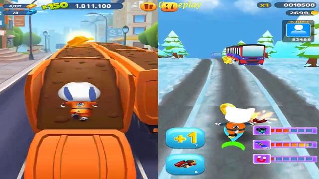TALKING TOM GOLD RUN KUNG FU HANK VS Pet runner - Cat run games Android Gameplay 2021 смотреть онлайн