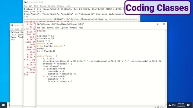 Coding for Kids - 33 | Complete Python Coding Course in Hindi (Digital Clock Part 2) смотреть онлайн