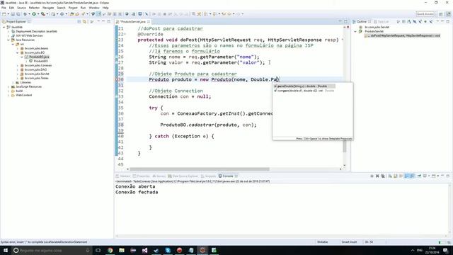 JavaWeb #1: JSP-BootStrap/Servlet/DAO/BO/ Oracle DB with Tomcat смотреть онлайн