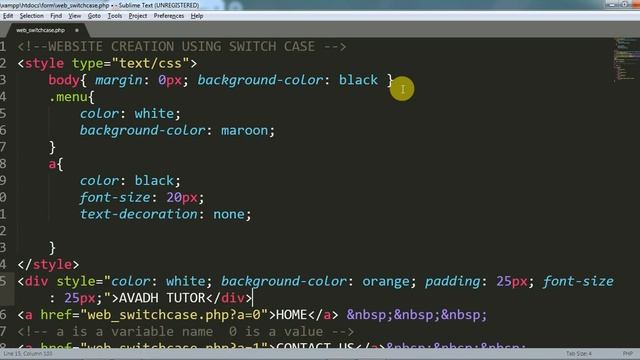 php switch statement | switch case in php | website development using php with switch case смотреть онлайн