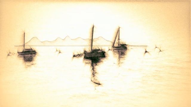 FL Studio - Day at Sea | free audio react template with hand-drawn, penciled styling смотреть онлайн