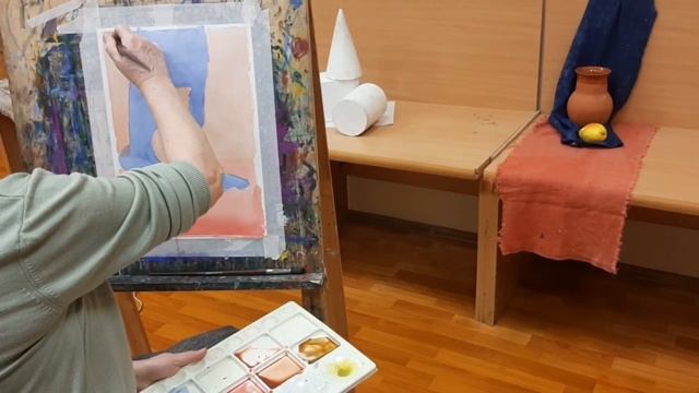 Мастер-класс "Учебный натюрморт" смотреть онлайн