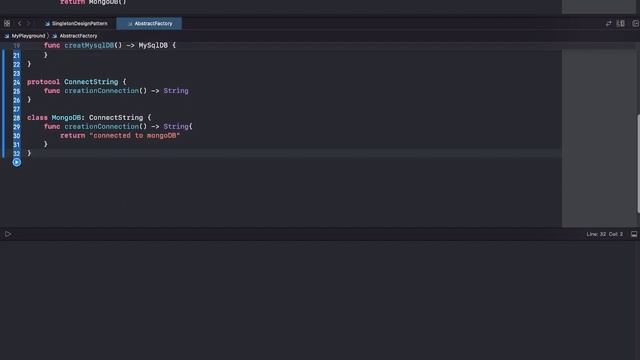 Design patterns in Swift | Abstract Factory смотреть онлайн