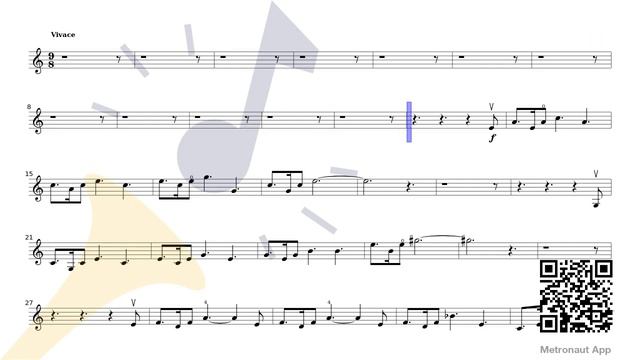 Wagner - The Valkyrie - Ride of the Valkyries [Violin Sheet Music] смотреть онлайн