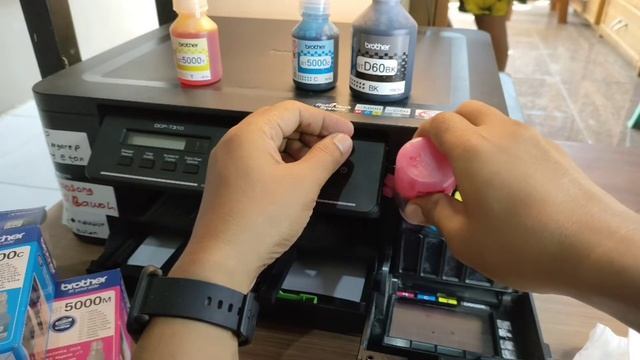 Cara isi Tinta Printer Brother DCP-T310 смотреть онлайн
