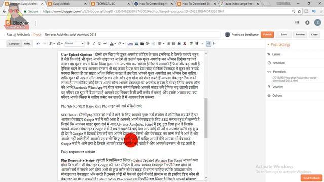 फ्री में ब्लॉग कैसे बनायें Part-2 | Blog/Website Me Post-Article Kaise Likhe смотреть онлайн