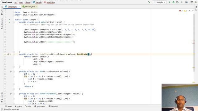 Lightweight Strategy Design pattern using Lambda Expression смотреть онлайн