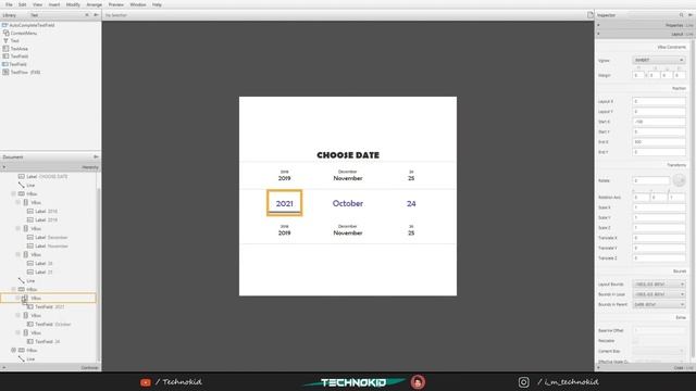 Customized data picker | JavaFX | Java смотреть онлайн