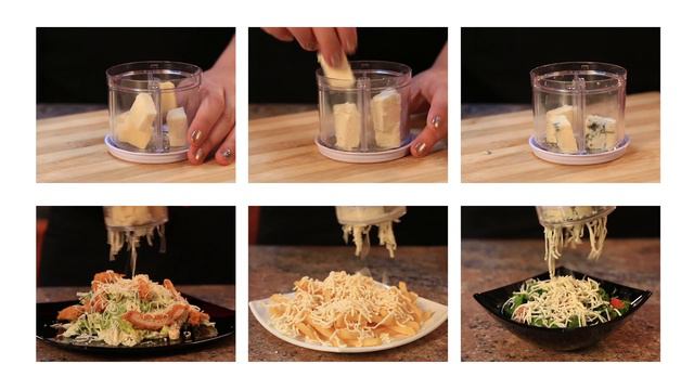 One Touch™ Power Grater Автоматично ренде смотреть онлайн