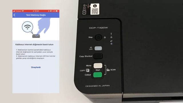 Brother DCP-T420W Ilk Kutu Açılışı, Kablosuz Bağlantı, Bilgisayar Kurulumu