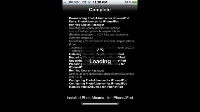 Install PhotoAlbums+ On IPhone 4/iPad Using Cydia