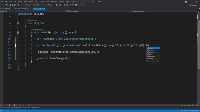 [Arabic] Entity Framework Core - 65 Remove Record(s) смотреть онлайн