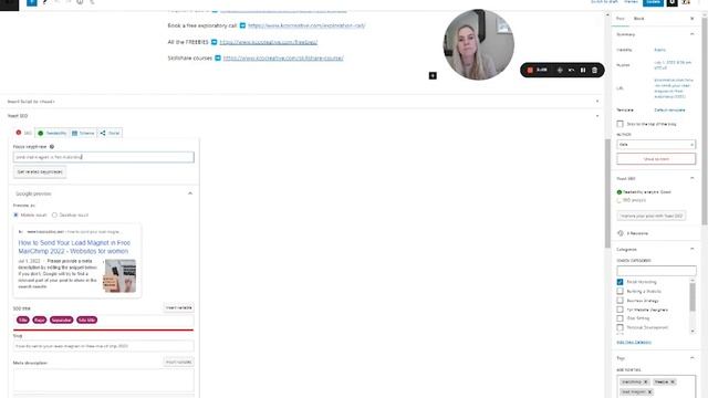 How to Optimize Blog Posts for SEO with Free Yoast смотреть онлайн