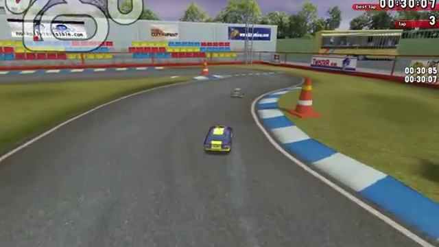 Big Scale Racing Demo - driving 5 laps смотреть онлайн