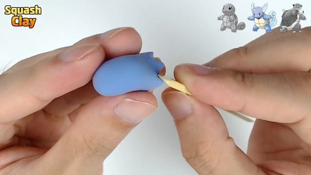 Pokémon Figures Making - Squirtle Line!!(Wartortle, Blastoise) | Clay Art