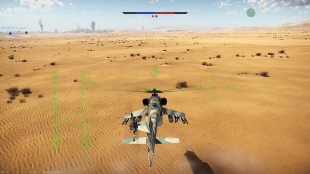 The Longest Helicopter Run | Mi-24V HIND (War Thunder) смотреть онлайн