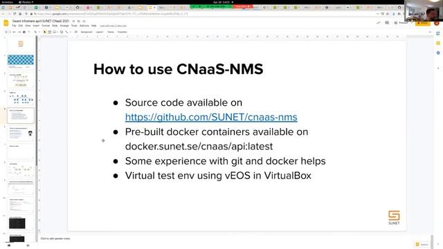 GÉANT Infoshare: Tools for Campus Network Management as A Service | 28 Apr 2021 смотреть онлайн
