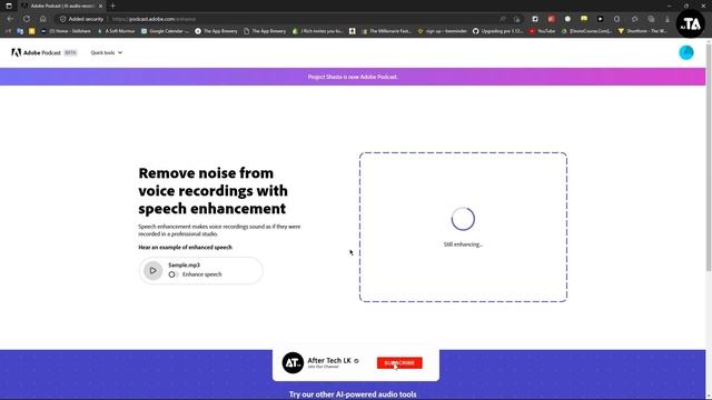 Convert LOW Quality Audio to HIGH Quality Audio Using ADOBE AI | Sinhala смотреть онлайн