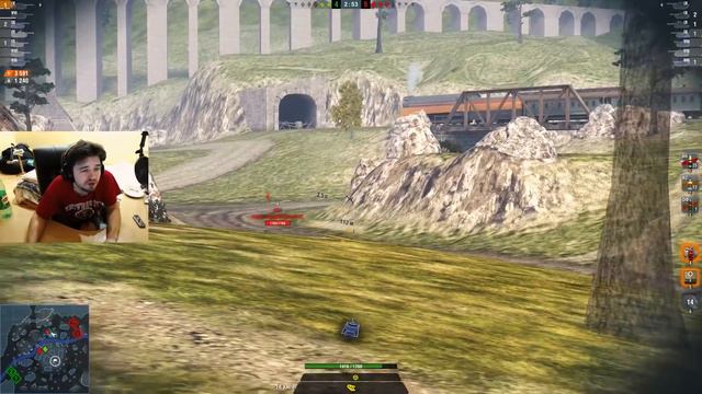 WoT Blitz - Самый жесткий рак которого я видел- World Of Tanks Blitz (WoTB)