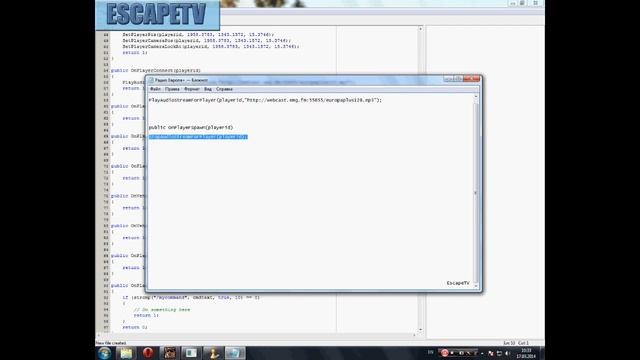 |PAWNO| Как добавить музыку при подключении на сервер в SA:MP |EscapeTV| смотреть онлайн