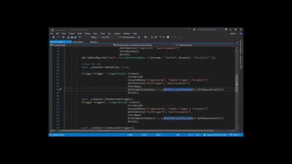 Quartz.net - Part 7 Simple Schedule