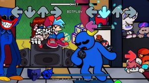 Friday Night Funkin' - Huggy Wuggy Vs Blue (Playtime) - Poppy Playtime x Rainbow Friends