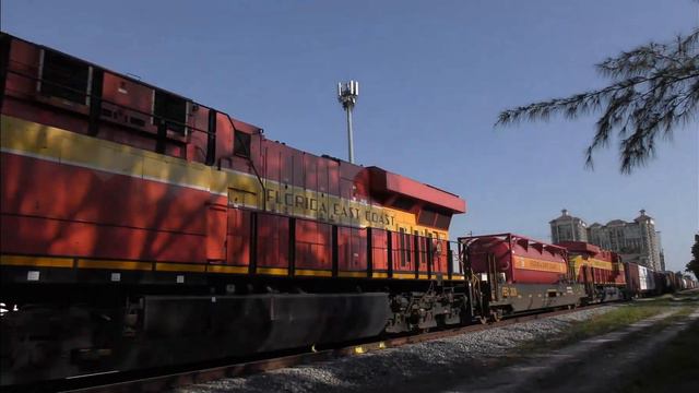 A MIXER and a FREIGHT - FEC 101-06 also Brightline BLF703 [GREEN/PINK] - 5-6-23 смотреть онлайн