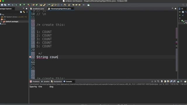 Developing Algorithms Using Strings in Java смотреть онлайн