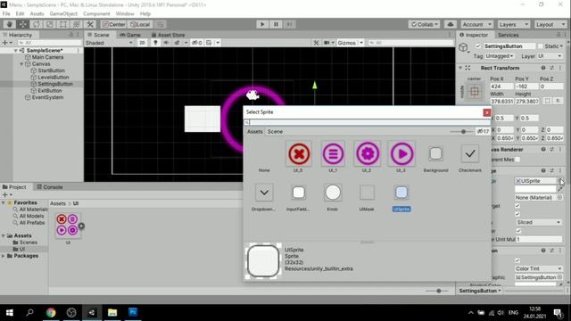Как сделать МЕНЮ в Unity? | Scene Management, UI, Tutorial смотреть онлайн