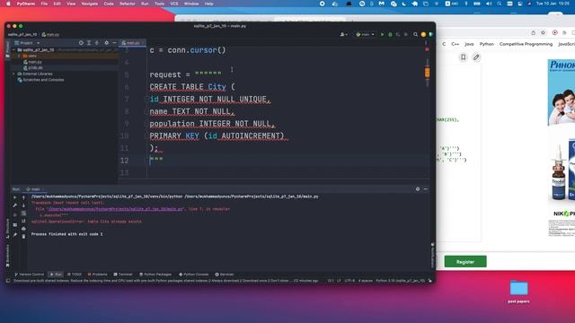 P7-22 DataBase. SQLite with Python.(01.10.23) смотреть онлайн