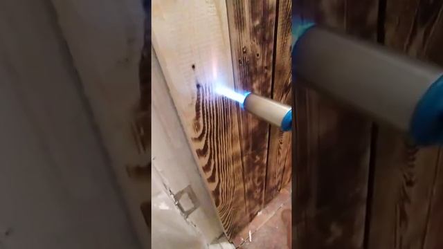 #Бизнес, лайфхак# по обжиганию дерева газовой горелкой смотреть онлайн