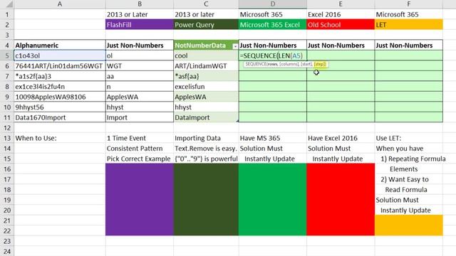 Remove Numbers from Text. Flash Fill, Power Query, Formula or LET Function? Excel Magic Trick 1670 смотреть онлайн