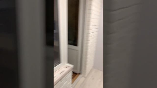 Утеплил балкон,финишная отделка,декоративный кирпичик ,стены под покраску смотреть онлайн