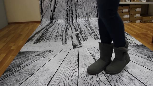 UGG Australia Bailey Button Grey смотреть онлайн