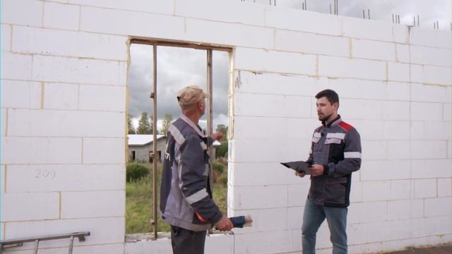 48 день стройки дома из термоблоков смотреть онлайн