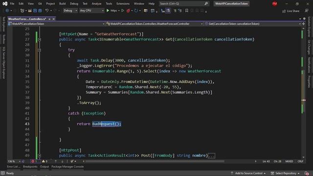 Haz tus Apps de ASP.NET Core Más Eficientes con CancellationToken смотреть онлайн