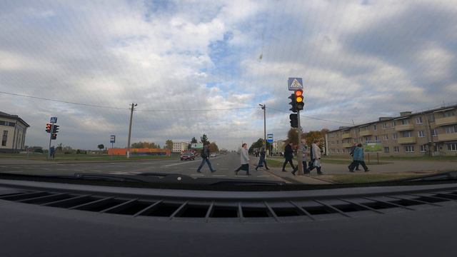 По улицам города Слоним. Гродненская область. Республика Беларусь. смотреть онлайн