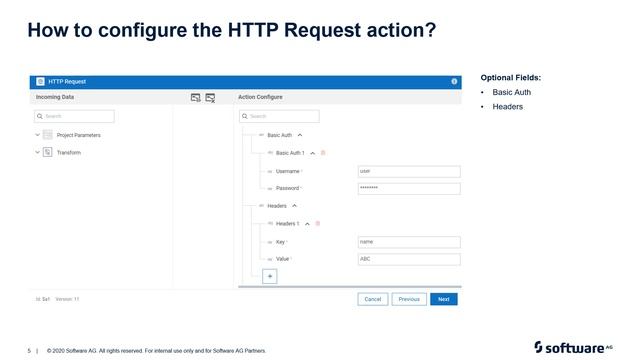 HTTP Request | webMethods.io Integration Tutorials смотреть онлайн