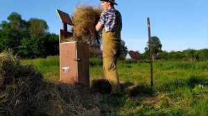 Ручной пресс для сена своими руками