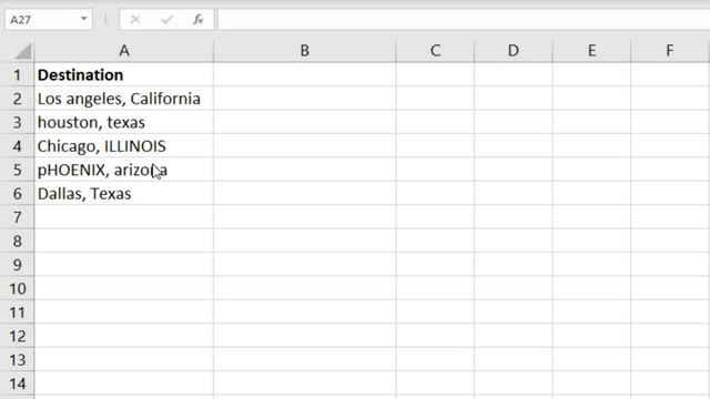 How to use the PROPER function in Excel – 1 Minute Tutorial смотреть онлайн