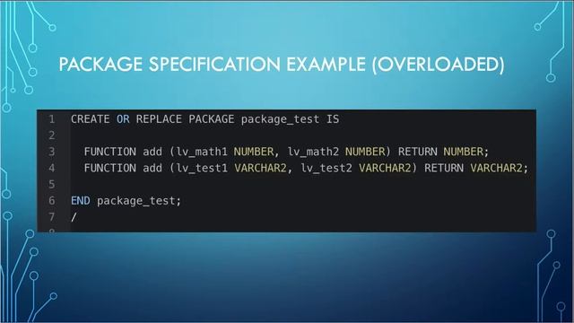 Packages in Oracle SQL 12C смотреть онлайн