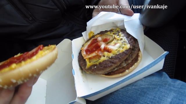 Дабл Роял Чизбургер МакДоналдс Обзор Double Royal Cheeseburger McDonalds смотреть онлайн