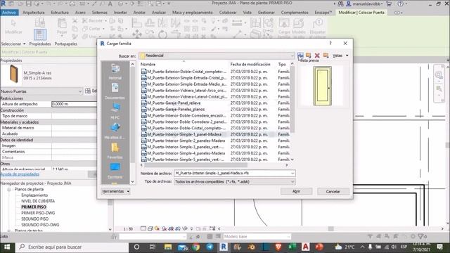 Revit-10- Colocar puertas en Revit смотреть онлайн