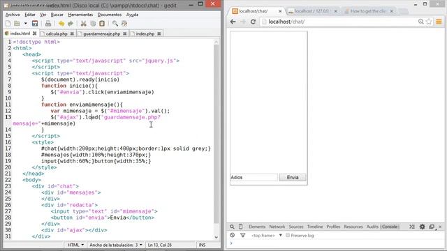 Curso de desarrollo de aplicaciones web Parte 11 Ejercicio creación de un chat смотреть онлайн