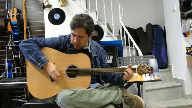 Ashton - D20 Natural Acoustic guitar Demo смотреть онлайн