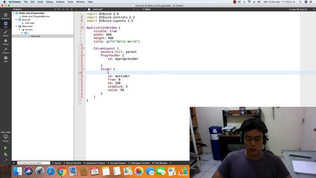 Tutorial Qt Creator - QML - Slider & ProgressBar смотреть онлайн