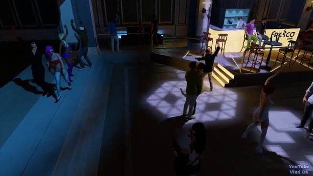 3DXChat Fresco club. Evening rest and dancing in the club смотреть онлайн